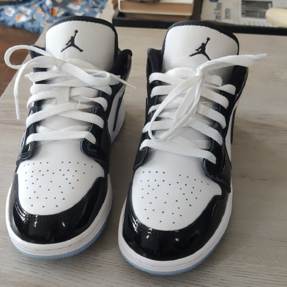 Kids Black and White Sneakers
